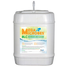 Beverage Line Cleaner in a compact 5-gallon container, ideal for storage and longer servicing period.