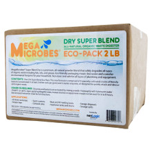 MegaMicrobes Dry Super Blend in NEW 2lb packaging.