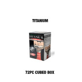 Titanium Coconut Coal "The Cubed" 72pc Box
