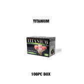 Titanium Coconut Charcoal 108pc Box