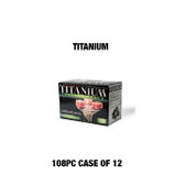 Titanium Coconut Charcoal 108pc Case of 12