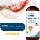 1 Pack Premium Nature Hand Sanitizer Gel 4 Oz