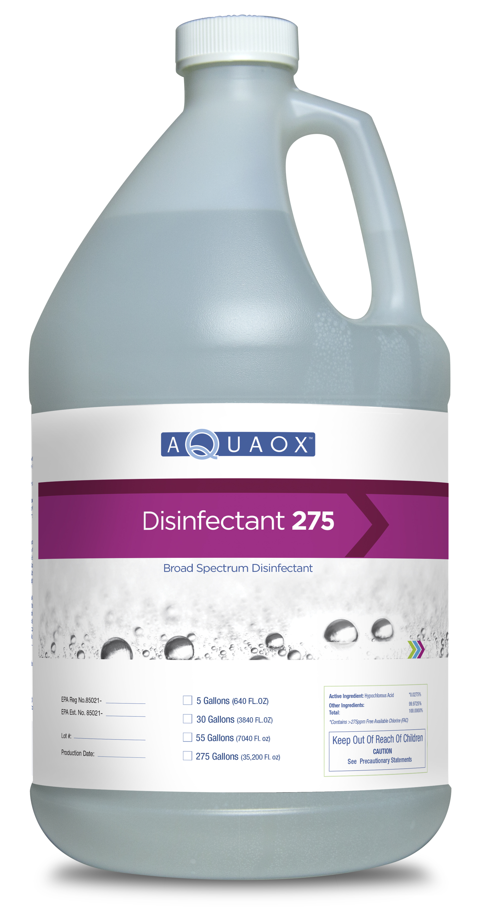 Disinfectant, surface disinfectant, hypochlorous acid, biosurf, 
