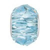 Swarovski Elements Aquamarine Briolette Crystal Charm Bead