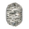 Swarovski Elements Crystal Silver Satin Briolette Crystal Charm Bead
