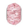 Swarovski Elements Light Rose Briolette Crystal Charm Bead