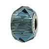 Swarovski Elements Montana Sapphire Briolette Crystal Charm Bead