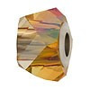 Swarovski Elements Crystal Copper Helix Crystal Charm Bead