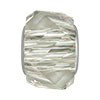 Swarovski Elements Crystal Silver Shade Helix Crystal Charm Bead