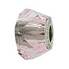 Swarovski Elements Rosaline Helix Crystal Charm Bead