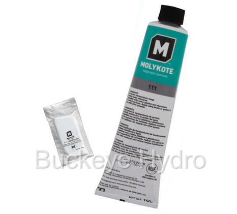Molykote 111 Food-grade silicone grease oring lube.