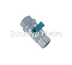 Ultra-smooth 1/2" quick connect ball valve.