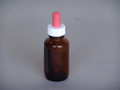 50ml SAMPLE BOTTLE AMBER GLASS - POISON WITH 75mm GLASS DROPPER
