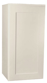 Small Single Door Arcadia White Shaker Wall Cabinet 9 Inch Wide