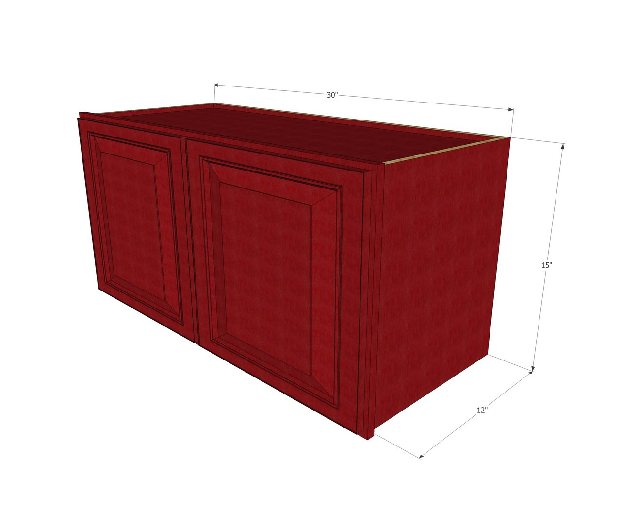 15 inch high kitchen wall cabinet