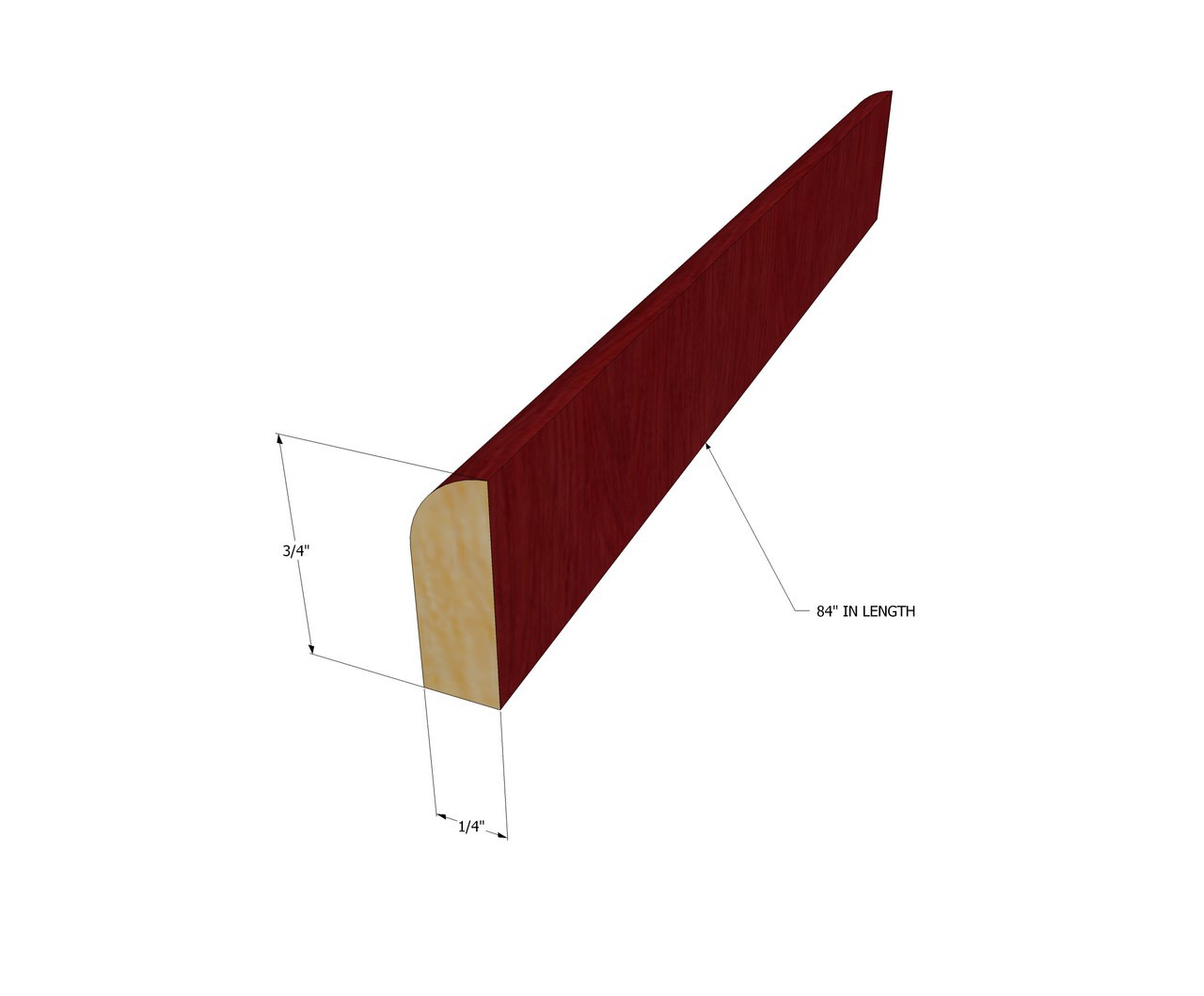 Grand Reserve Cherry Scribe Molding Kitchen Cabinet Warehouse