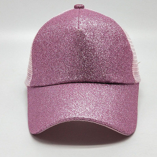 Women Glitter Ponytail Baseball Cap