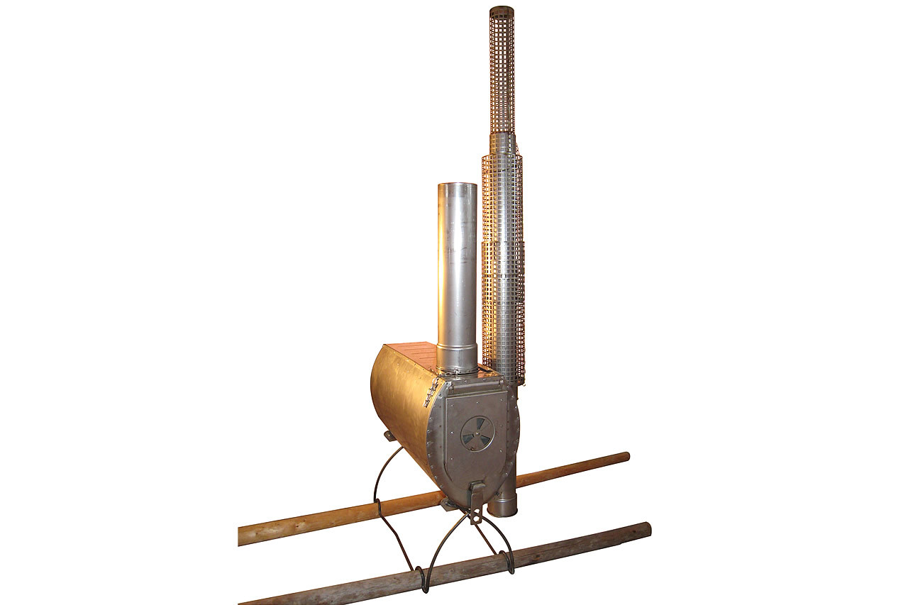 Eldfell Tent Stove 5 (Pro) - Tent heat & camp cooking with