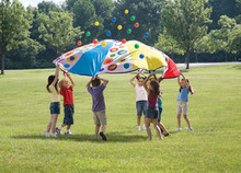 Colorful Giant Parachute with Balls