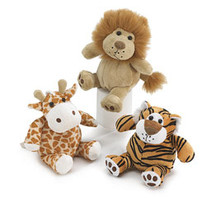 Plush Jungle Animal Set of three