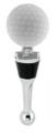 Frosted Glass Golf Ball Wine Bottle Stopper