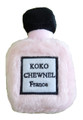 "Koko Chewnel"  Squeaky Plush "perfume" Pet Toy (parody on Coco Chanel)