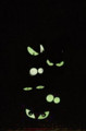 Halloween Big Green Spooky Ghost Eyes 18 x 27 Kitchen Towel