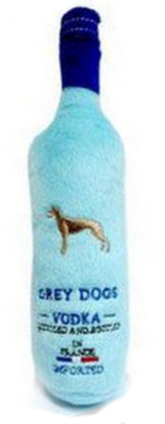 grey goose dog toy