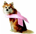 Breast Cancer Awareness Pink Ribbon Pet Costume Small 