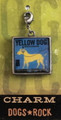 "Yellow Dog Records" Charm for Purse, Zipper Pull, Bracelet, Pet Collar, Etc.