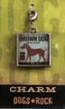 "Brown Dog Records" Charm for Purse, Zipper Pull, Bracelet, Pet Collar, Etc.