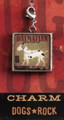 "Dalmatian Records" Charm for Purse, Zipper Pull, Bracelet, Pet Collar, Etc.
