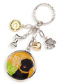 "My Best Friend is a Lab" Who's Your Doggy Charm Key Chain