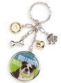 "Bulldogs Rule" Who's Your Doggy Charm Key Chain