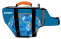 Playa Pup Pet Flotation Device (Life Jacket) Tribal Sharks Night Blue