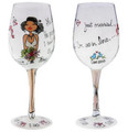 I Do Bride's Wedding Wine Glass by 95 and Sunny