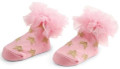 Baby Princess Socks with Tulle and Gold Stars - Fits 0 - 12 Months