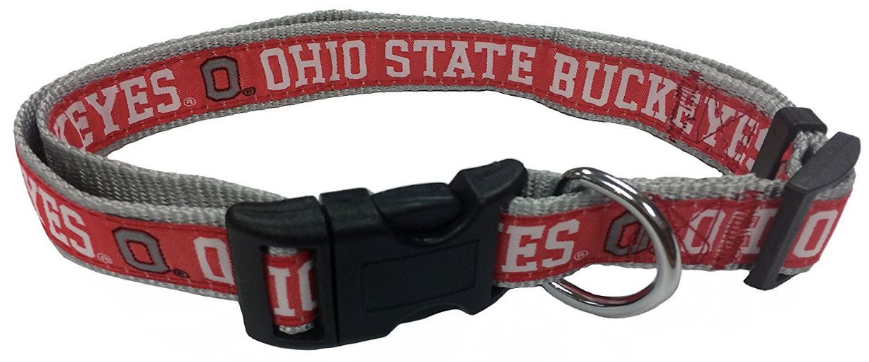 Ohio State Buckeyes Officially Licensed Ribbon Dog Collar And Or Leash