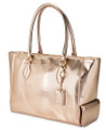 Insulated Rose Gold Food & Concealed Wine Tote Handbag by Blush