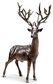 Woodlands King Buck Deer Hunter's Dream Statuette by SPI