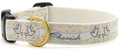 Love and Cherish Wedding Pet Dog Collar by Up Country