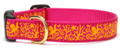Under the Sea Octopus and Coral Premium Ribbon Dog Collar
