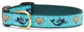 Mermaid and Scallop Shell Premium Ribbon Dog Collar