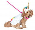 Unicorn Cape with Hood and Light Up Pink Collar Dog Pet Halloween Costume