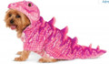 Pink Dinosaur Hoodie Dog Pet Halloween Costume