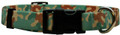 Green Camo Pet Dog Collar and/or  Lead