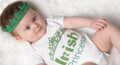 Baby Crochet Irish Princess Girl's Headband - Choose Light or Dark Green