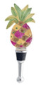 LS Arts Multicolored Tropical Pineapple Bottle Stopper