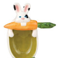 "Chizzler" Bunny Dip Bowl w/Spreader Knifes