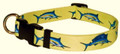 Yellow Bill Fish Pet Dog Collar by Yellow Dog Designs Sizes M - L